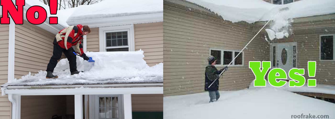 Shoveling Snow From Your Roof