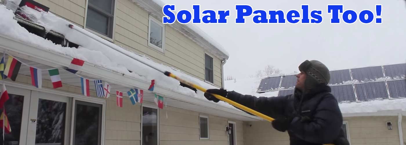 Remove Snow From Solar Panels